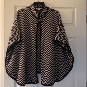 Black and Tan Jersey free size people poncho